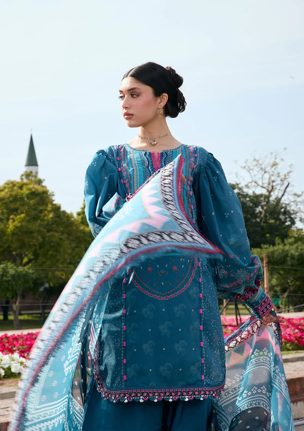 Aangan-Print Chiffon'26 By Kahf - KPS-4A FALAK ARA
