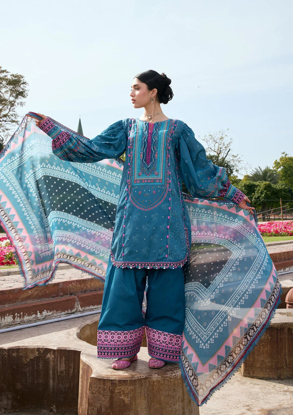 Aangan-Print Chiffon'26 By Kahf - KPS-4A FALAK ARA