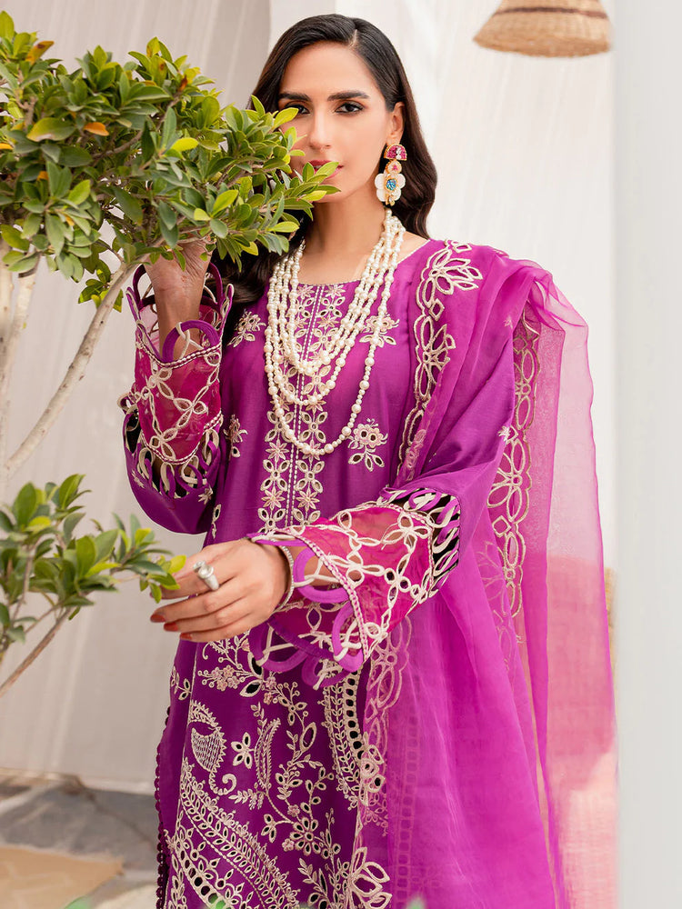 DASTAK FESTIVE LAWN UN-STITCHED BY PARISHAY -DF-02