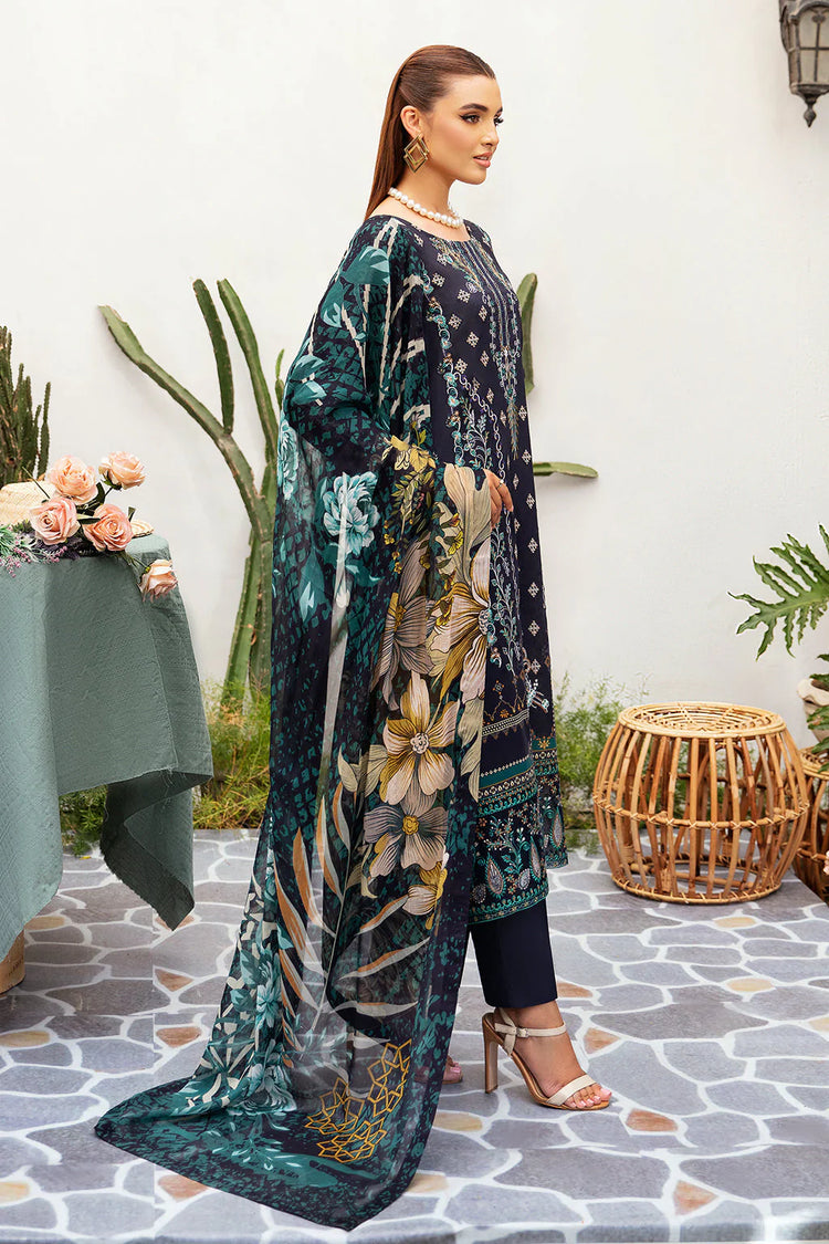 MASHAAL BY RAMSHA LUXURY LAWN-3PC | L-1207