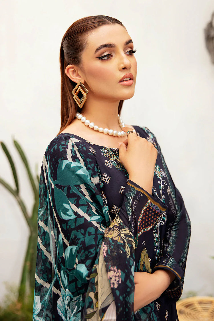 MASHAAL BY RAMSHA LUXURY LAWN-3PC | L-1207