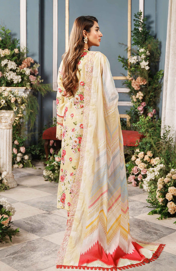 Printkari Cutwork Applique 3 Piece-PCA-24-07