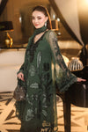 MARIA B CHIFFON WEDDING-26-207-PINE GREEN