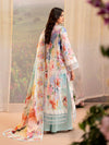 CHIKANKARI 3-Piece Unstitched Digital Printed Lawn Suit