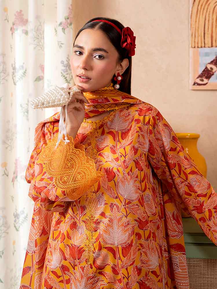 SAYA BY BRENISH UN-STITCHED LAWN | D-02