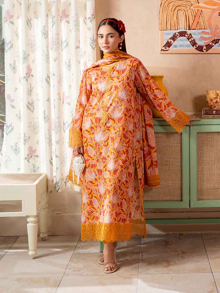 SAYA BY BRENISH UN-STITCHED LAWN | D-02