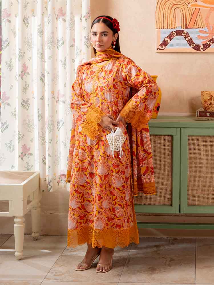 SAYA BY BRENISH UN-STITCHED LAWN | D-02