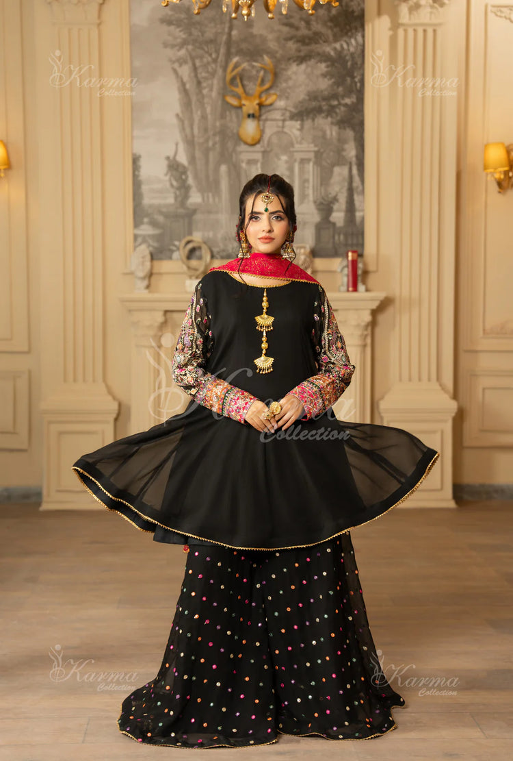 ROOHI KARMA- Crimson Black