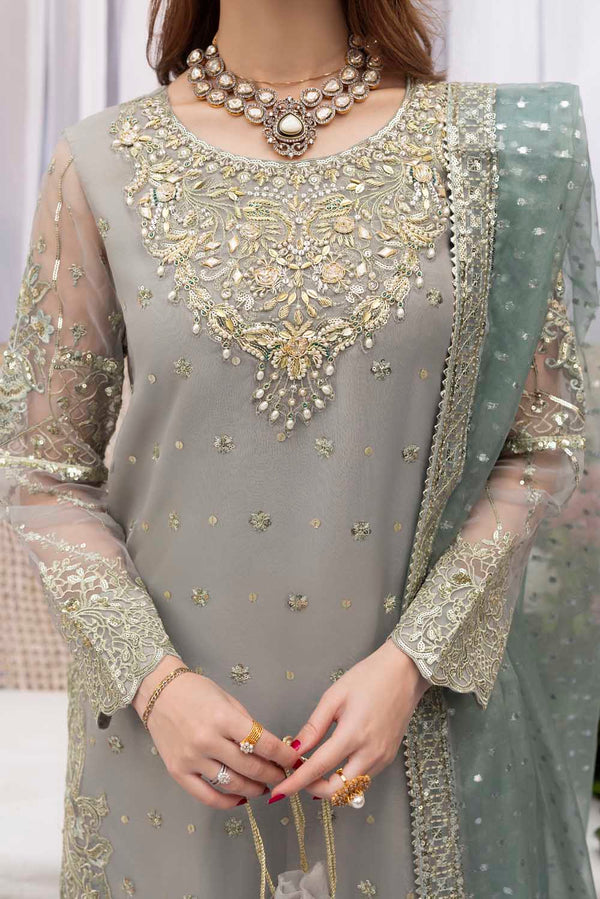 ZARDOZI NIKAH- 07 ICE BLUE