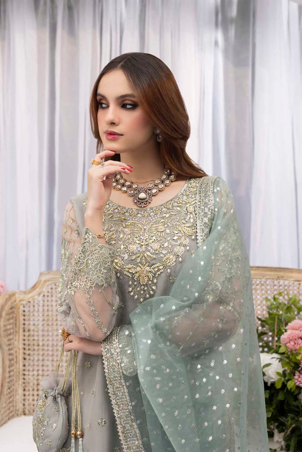 ZARDOZI NIKAH- 07 ICE BLUE