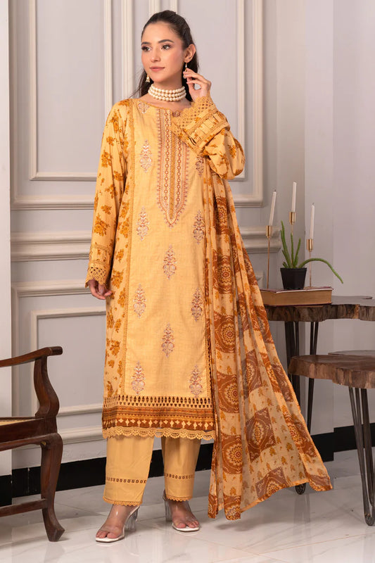 RANIA BY JOHRA UN-STITCHED 3PC | JH-974-RI