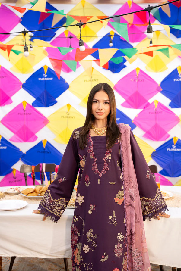 BASANT CHIKANKARI LUXURY BY FLORENT UNSTITCHED| 2026-FBC -1A