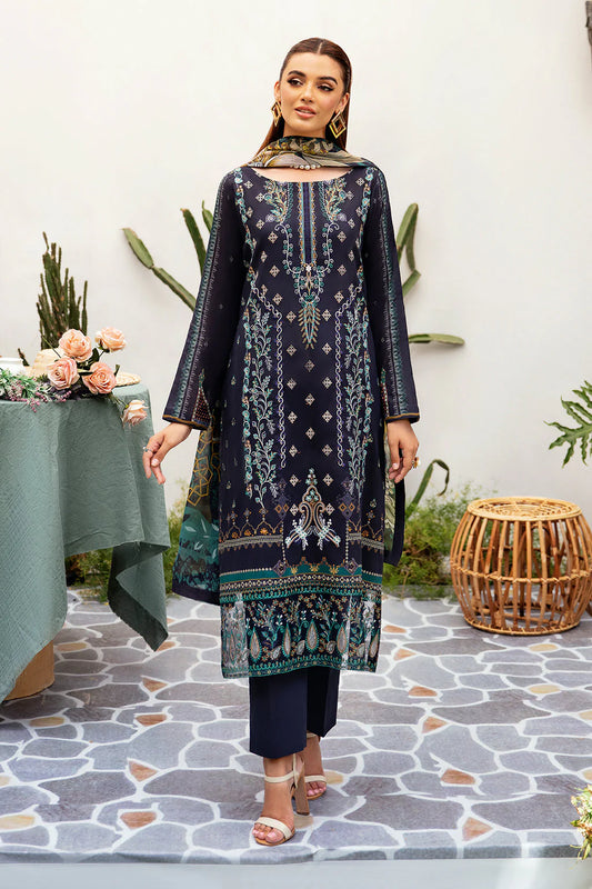 MASHAAL BY RAMSHA LUXURY LAWN-3PC | L-1207