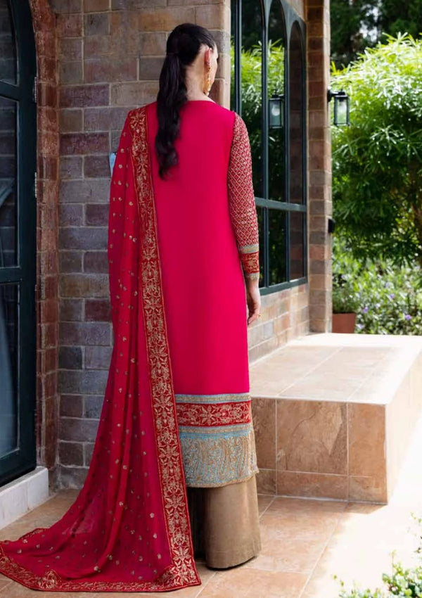 FREESIA LUXURY CHIFFON UN-STITCHED 3PC | FS-40019