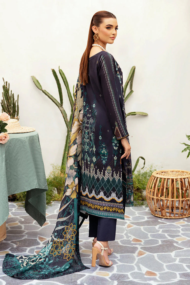 MASHAAL BY RAMSHA LUXURY LAWN-3PC | L-1207