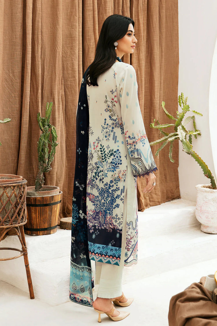 MASHAAL BY RAMSHA LUXURY LAWN-3PC | L-1107