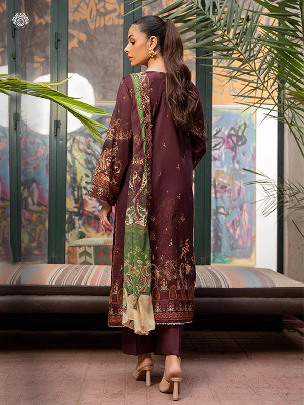 Akira By Gulljee Printed Embroidered Lawn Collection - D7