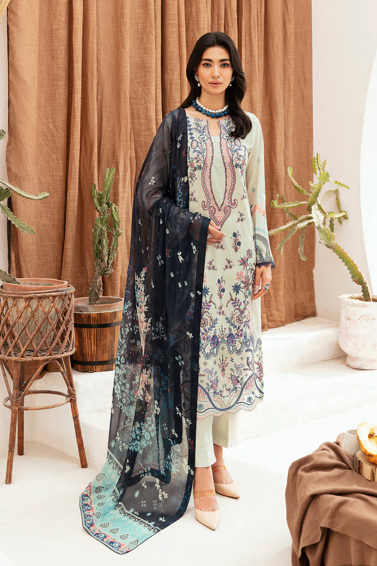 MASHAAL BY RAMSHA LUXURY LAWN-3PC | L-1107