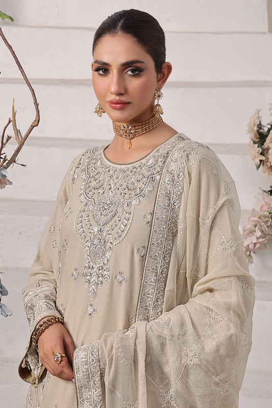 Fleur By Soghat Unstitched 3 Piece Festive Emb Luxury Chiffon Collection'2024-SF-07