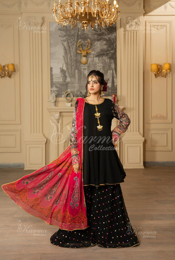 ROOHI KARMA- Crimson Black