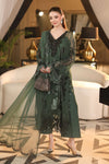 MARIA B CHIFFON WEDDING-26-207-PINE GREEN