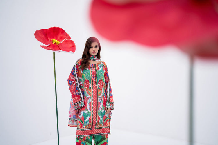 STELLA BY REGALIA PRINTED LAWN | D-07