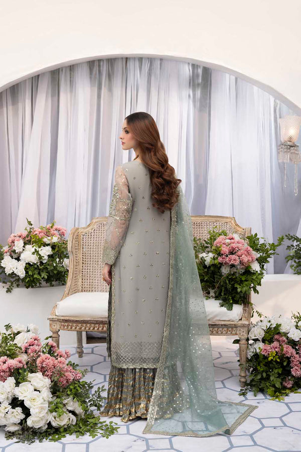 ZARDOZI NIKAH- 07 ICE BLUE