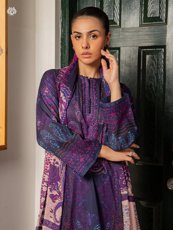 Akira By Gulljee Printed Embroidered Lawn Collection - D8