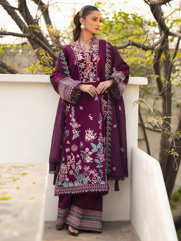 ANGAN BY MAHNUR LUXURY LAWN UNSTITCHED '26-AN-008