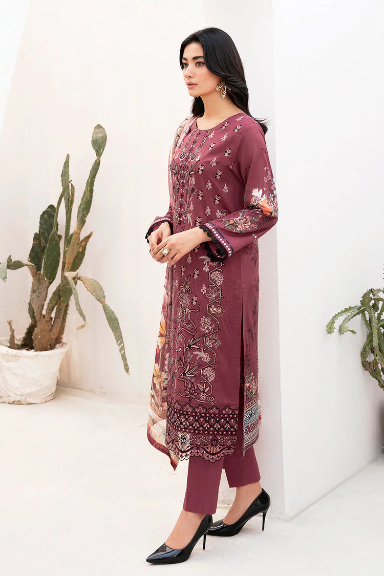 MASHAAL BY RAMSHA LUXURY LAWN-3PC | L-1108