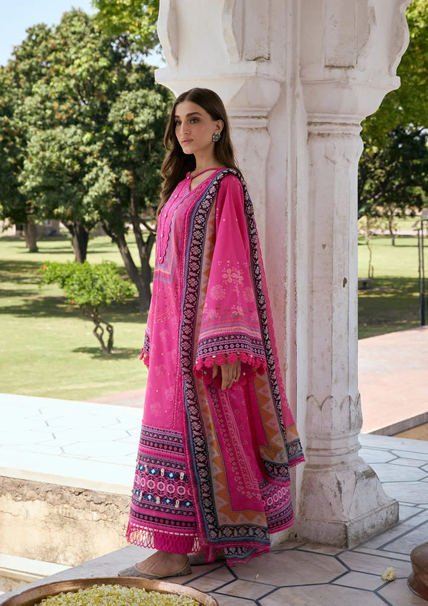 Aangan-Print Chiffon'26 By Kahf - KPS-4B GULNAR