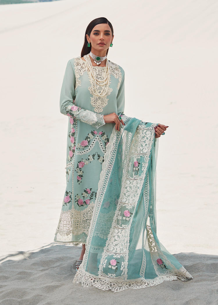 SAIRA SHAKIRA LUXURY EMBROIDERED LAWN || CRIMSON || CS-07