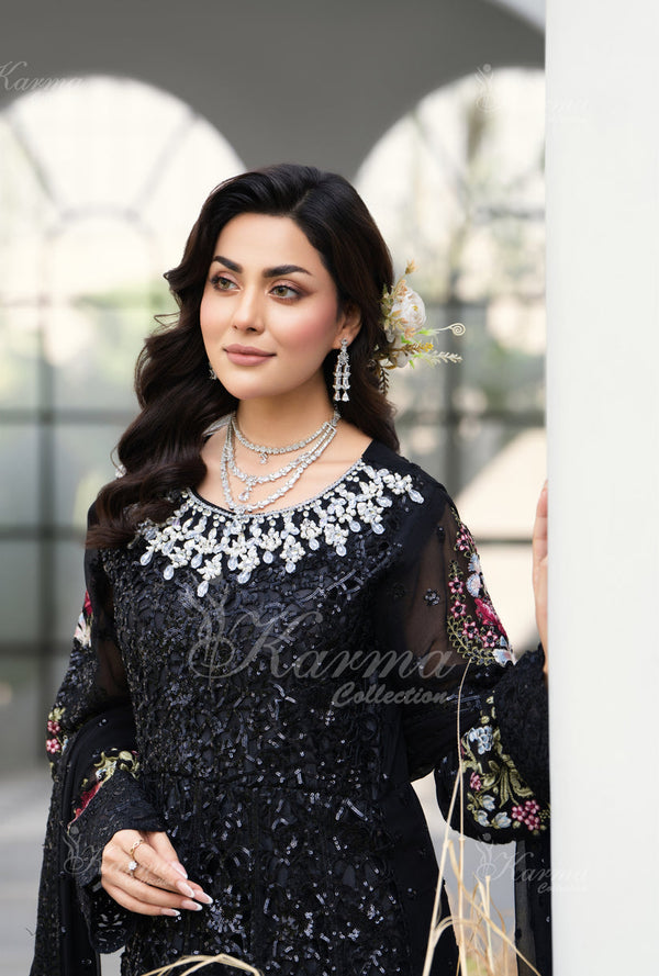 KARMA DIYAR E DIL - CHARCOAL - F-451