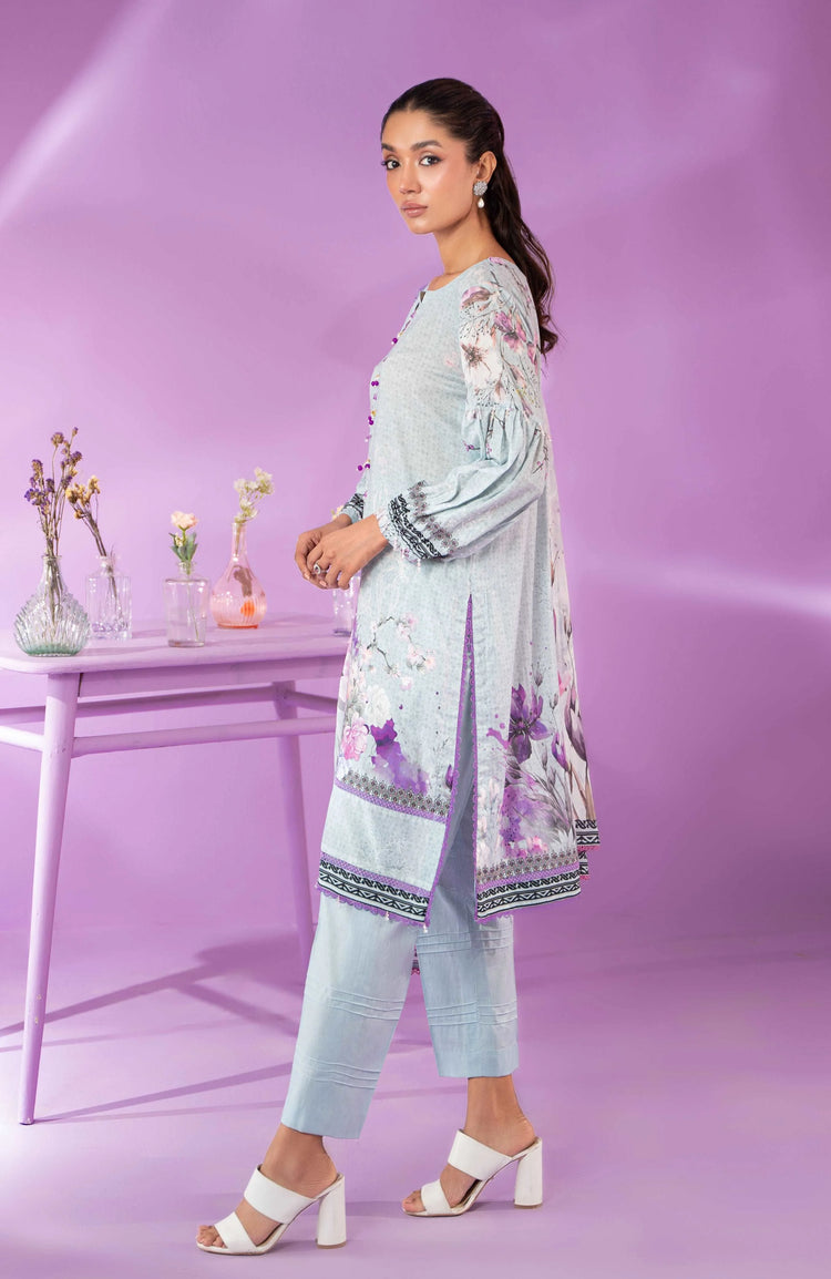 COLORS ALZOHAIB Bana Dupatta 3-Piece Unstitched Lawn-CDB-24-08)