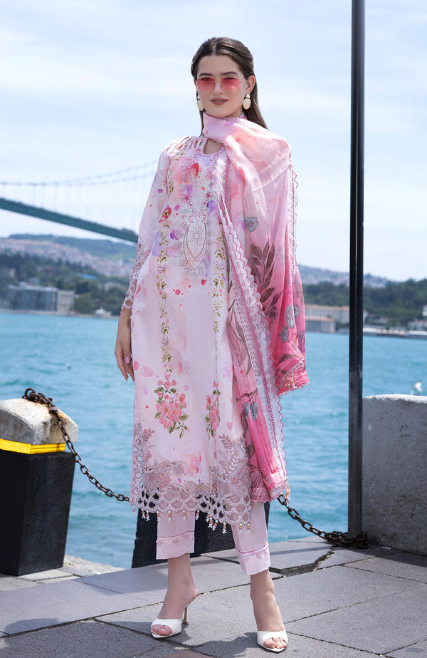 SUNSHINE BLOOM BY ALZOHAIB UN-STITCHED 3PC | D-08