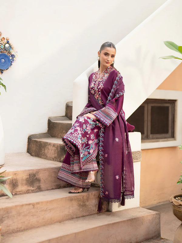 ANGAN BY MAHNUR LUXURY LAWN UNSTITCHED '26-AN-008