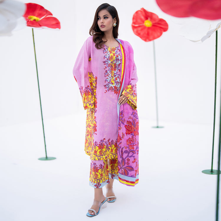 STELLA BY REGALIA PRINTED LAWN | D-08