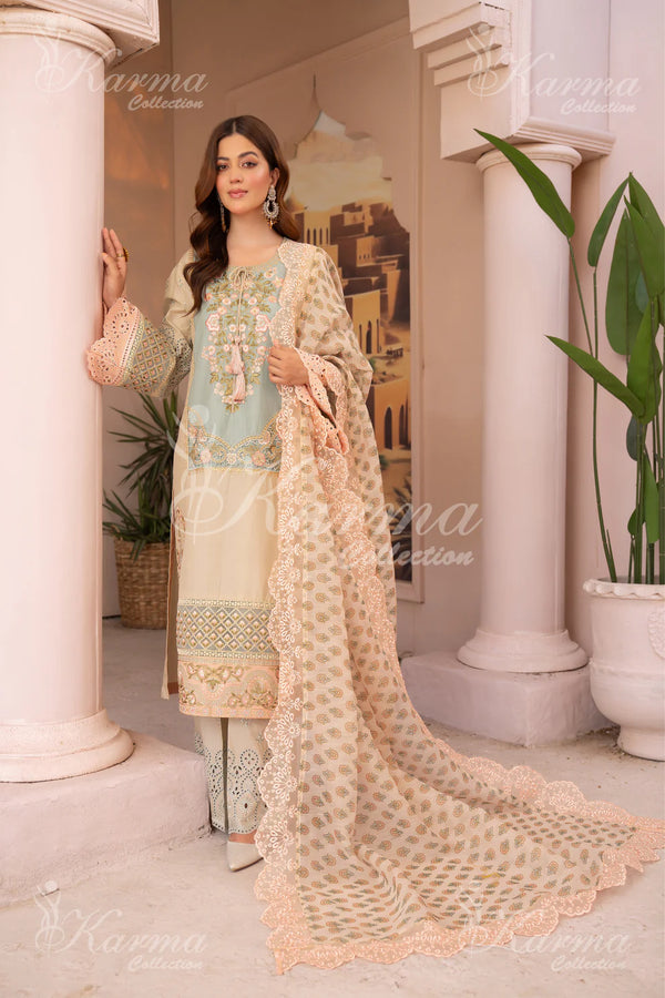 KARMA NAQSH- TEA ROSE