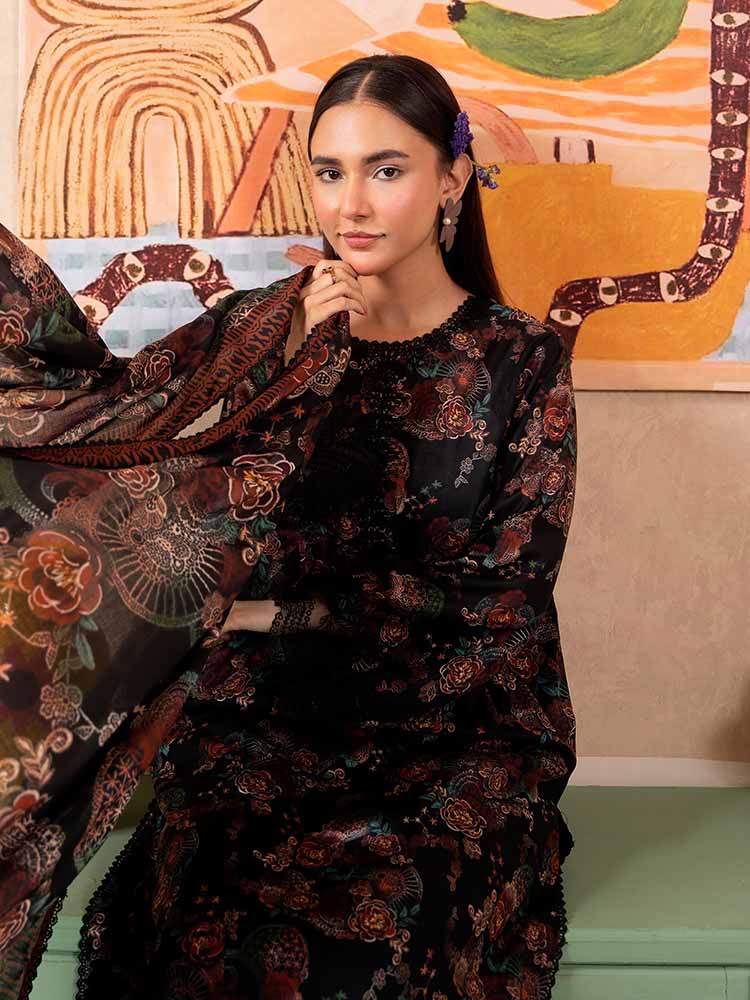 SAYA BY BRENISH UN-STITCHED LAWN | D-01