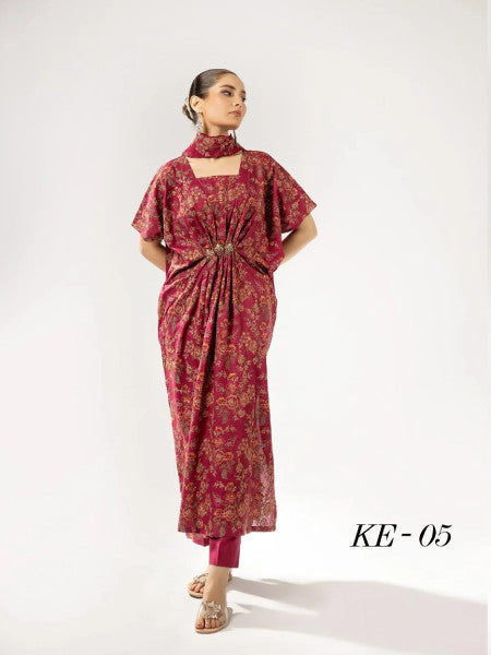 ELEGANCE BY KHOOBSURAT UN-STITCHED 3PC | KE-05