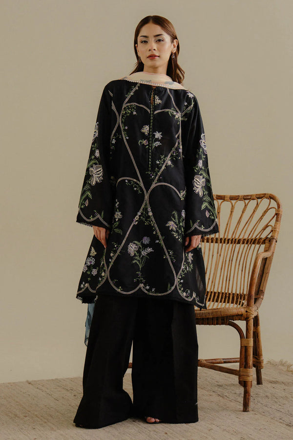 COCO BY ZARA SHAHJAHAN UN-STITCHED 3PC | Tara-8A