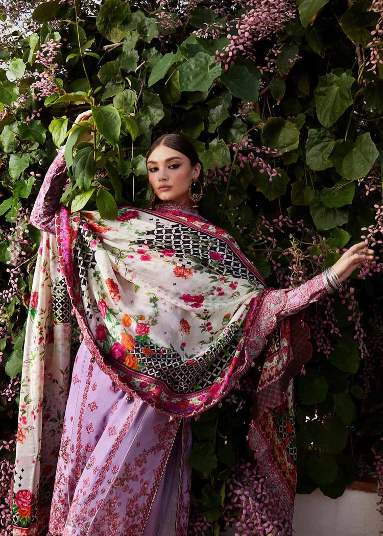 HUSSAIN REHAR LUXURY LAWN| UNSTITCHED 3PC| AYZEL