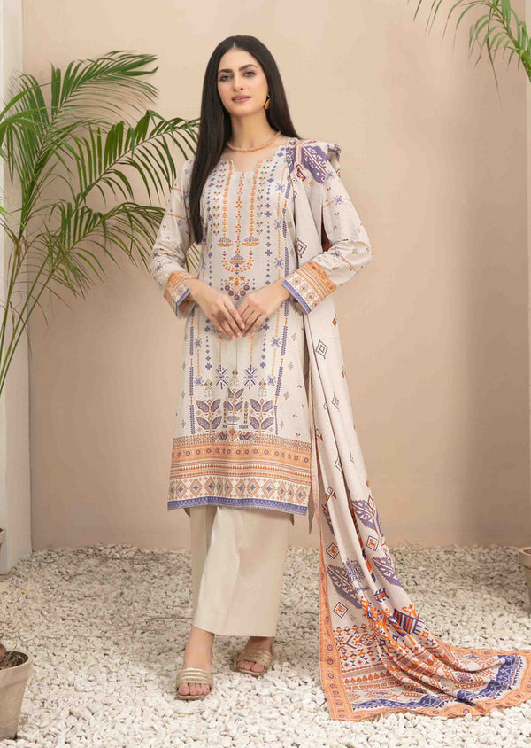 TIYANI BY TAWAKKAL UNSTITCHED LAWN DU-3586