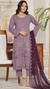 ALISHBA PREMIUM SEMI-STITCHED CHIFFON | D-04