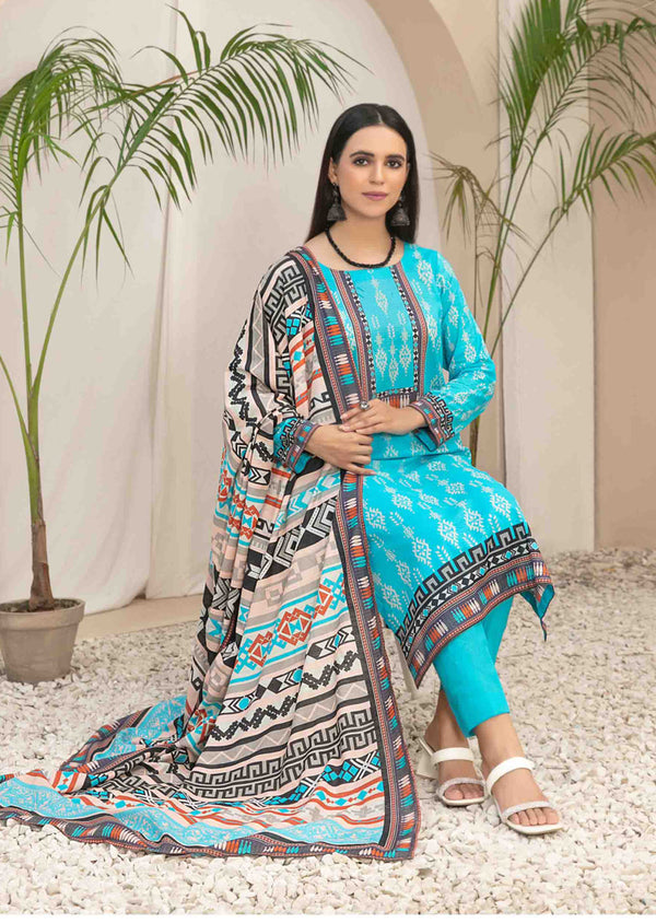 TIYANI BY TAWAKKAL UNSTITCHED LAWN DU-3589