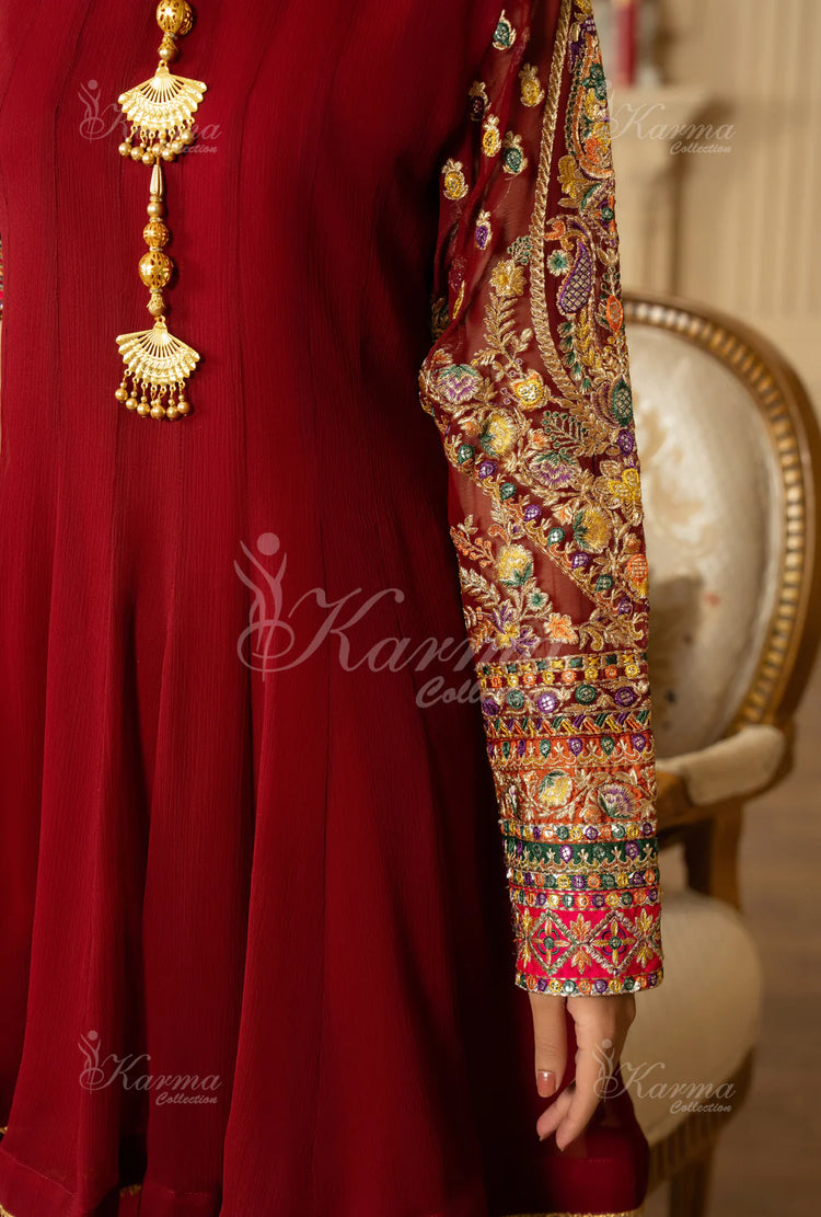 ROOHI KARMA- Oxblood Maroon