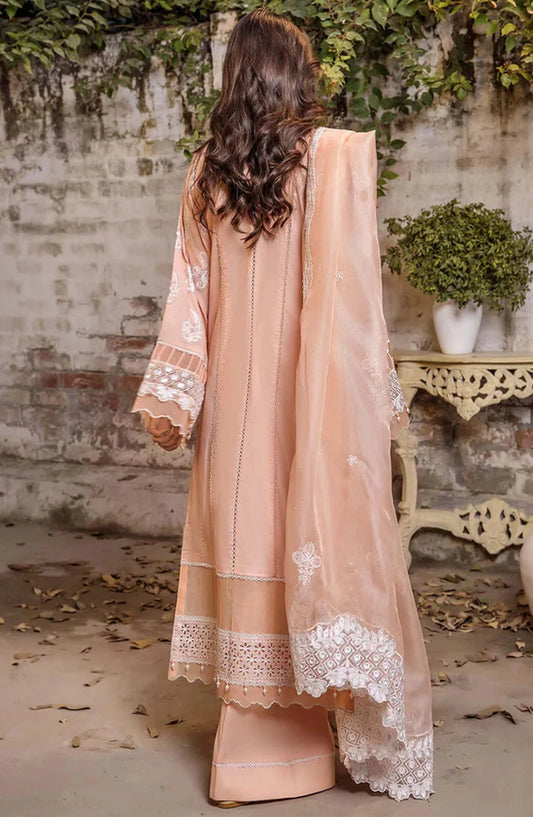 Adans Libas Embroidered Lawn Unstitched 3 Piece Suit - 4773