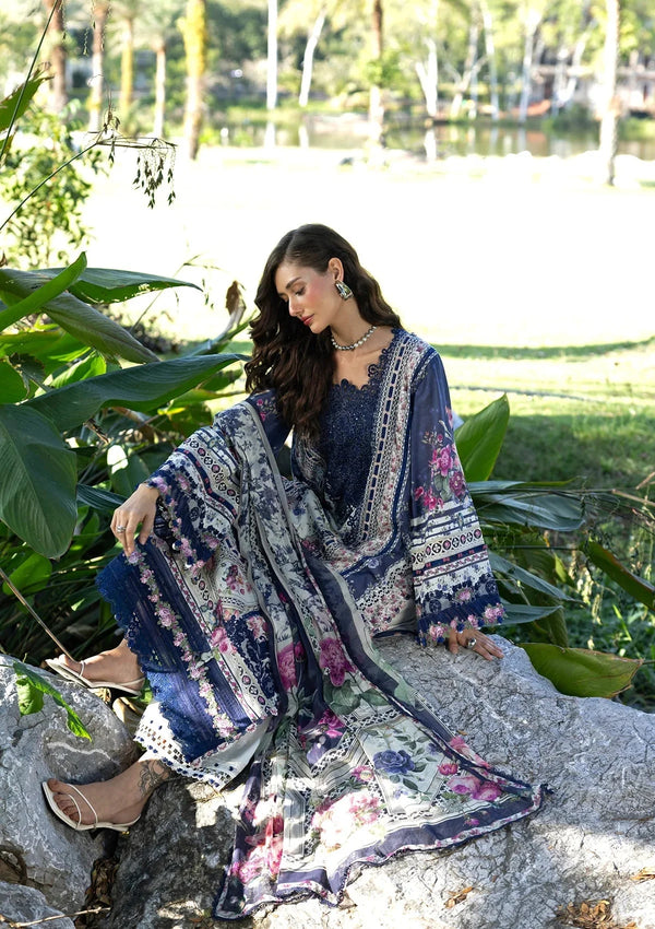 ELAF SIGNATURE EMBROIDERED LAWN 3PC | VERONICA