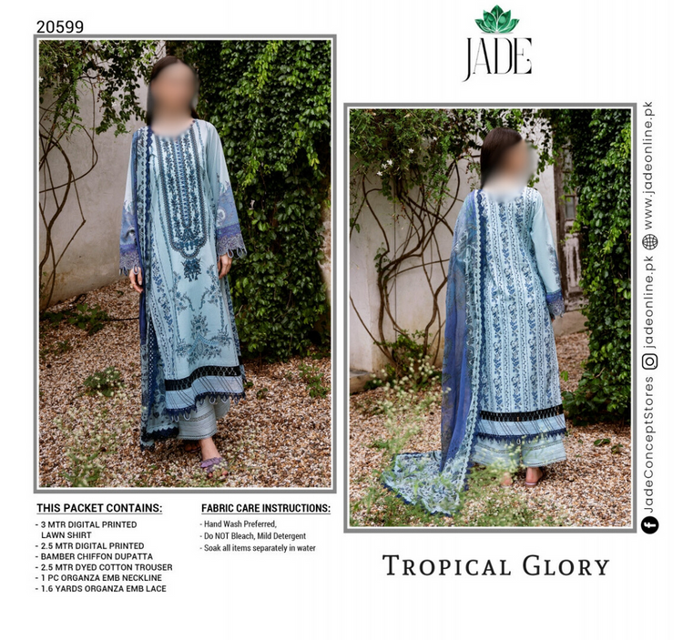 JADE TROPICAL GLORY LAWN-J-20599