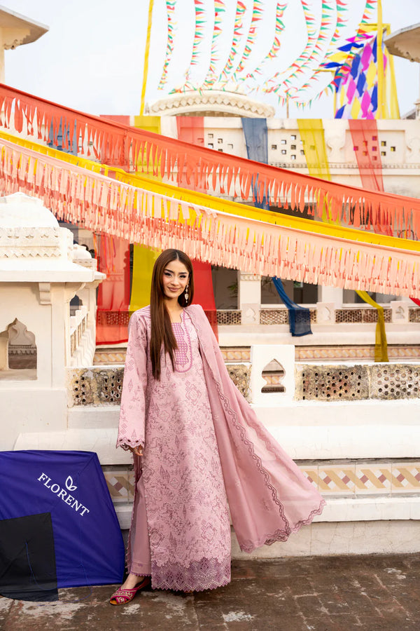 BASANT CHIKANKARI LUXURY BY FLORENT UNSTITCHED| 2026-FBC -6A